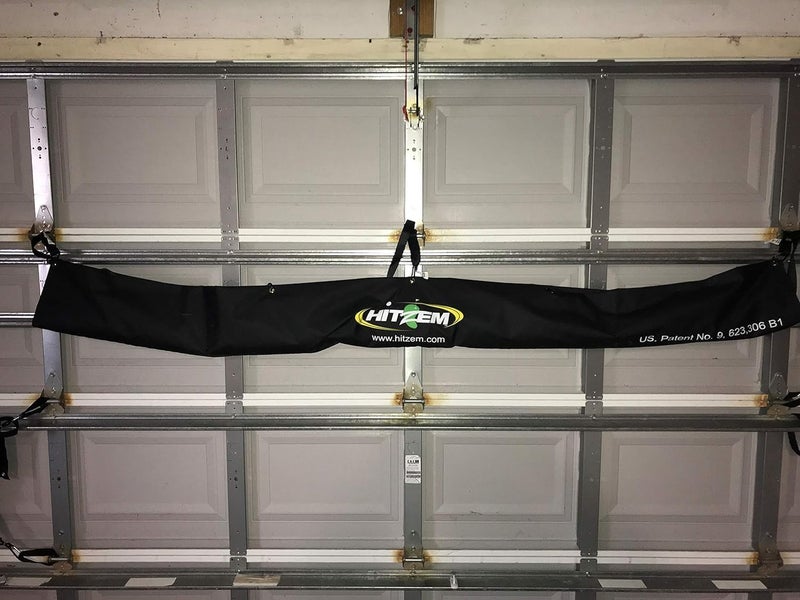 Hitzem Golf Practice Net for Garage Door, Indoor Outdoor Golf Training Equipment, No Poles or Wires, Easy One Time Install, Perfect for Driving, Roll Up to Store Golf Hitting Net Out of Sight - Image 4